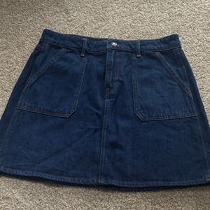 Old Navy Dark Blue Mini Skirt
